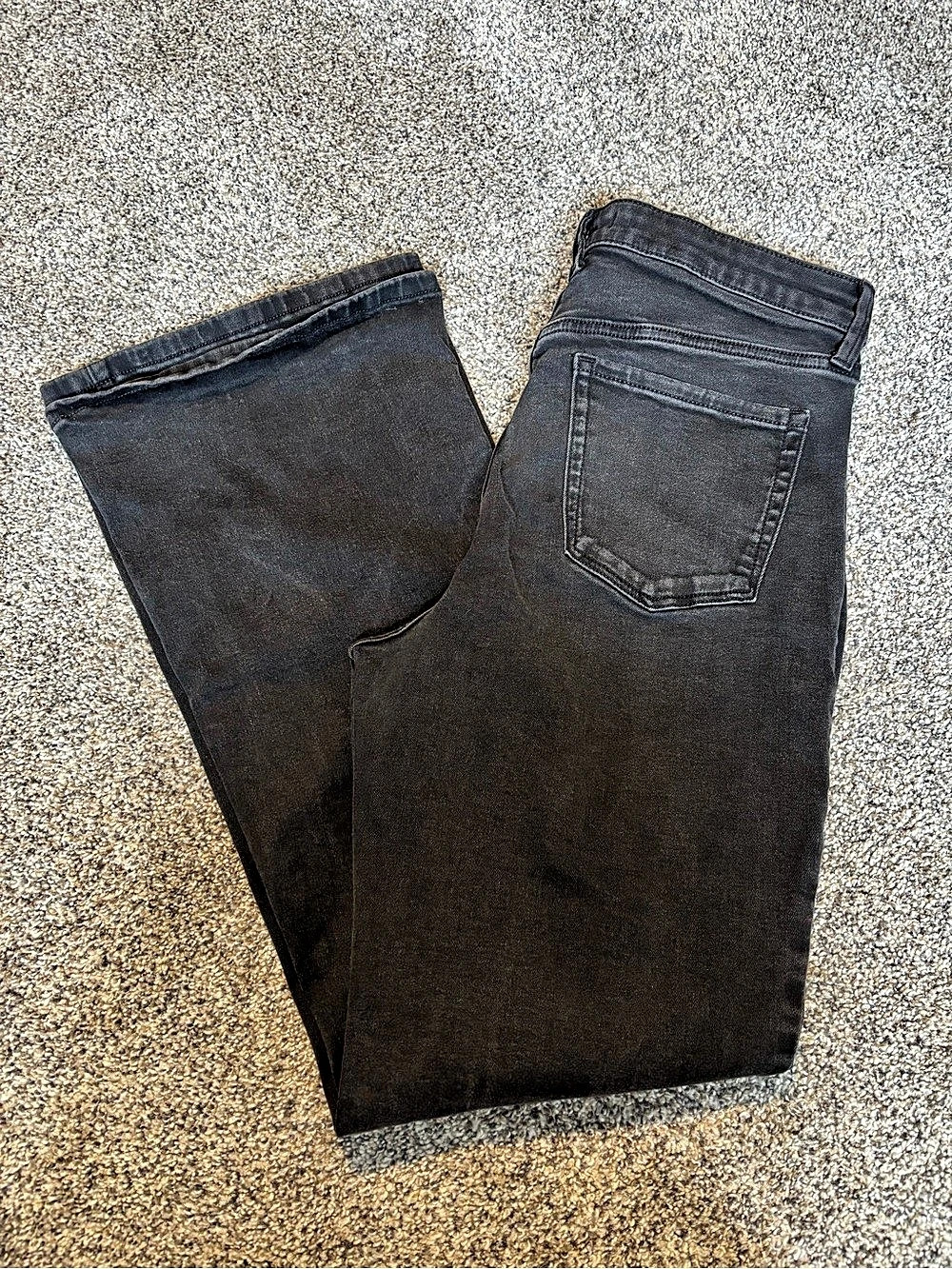 Lauren Conrad Women's Flare Jeans Black Waist 12